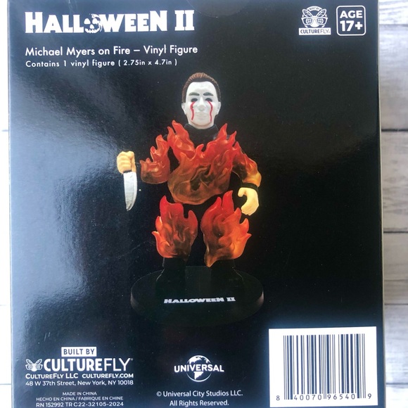 Halloween II Michael Myer On Fire vinyl Figure - Picture 3 of 4